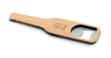 Logo trade corporate gifts picture of: Bamboo bottle opener