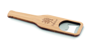 Logotrade corporate gift image of: Bamboo bottle opener