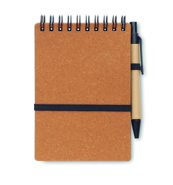 Logotrade promotional giveaways photo of: Recycled notebook with ball pen