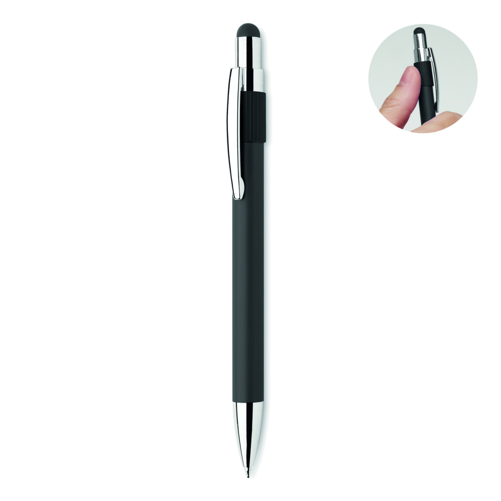 Logo trade promotional gift photo of: Stylus spinner pen