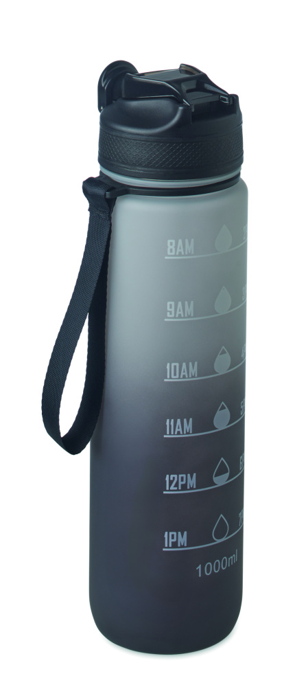 Logo trade promotional giveaways picture of: Sports water bottle RPET 1L
