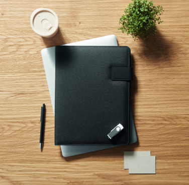Logotrade promotional giveaway image of: A4 folder and wireless charger