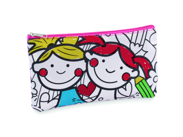 Logo trade corporate gifts picture of: Pencil case with markers