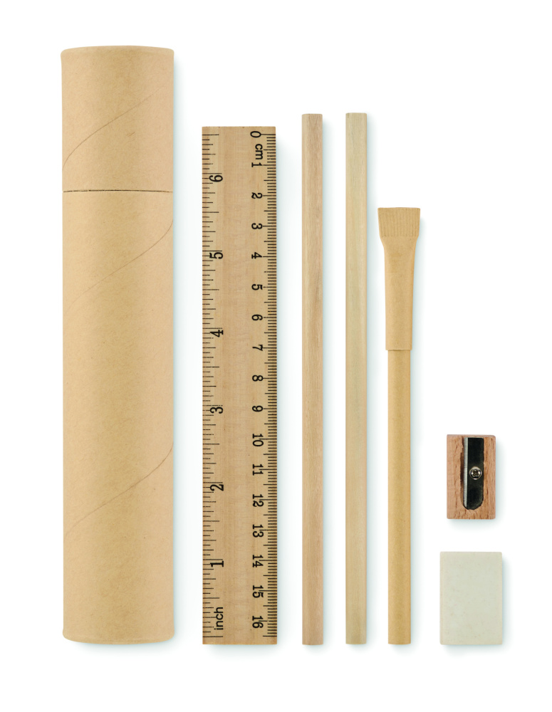 Logotrade business gifts photo of: Paper tube stationery set