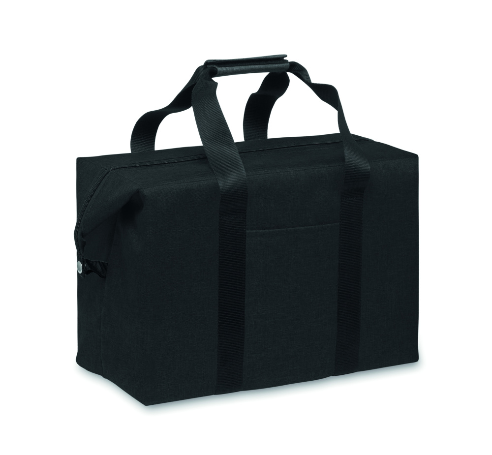 Logo trade promotional merchandise image of: 300D RPET cooler bag 3L