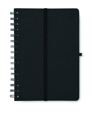 Logo trade promotional giveaway photo of: A5 notebook with phone holder