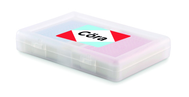 Logo trade advertising products image of: Set of classic playing cards