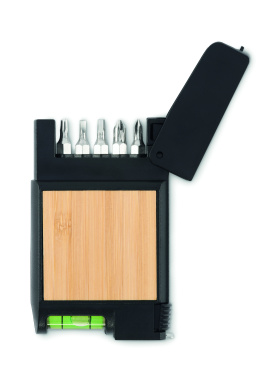 Logo trade promotional giveaways picture of: Multifunctional measuring tape