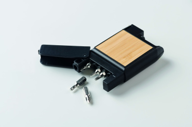 Logo trade promotional merchandise image of: Multifunctional measuring tape