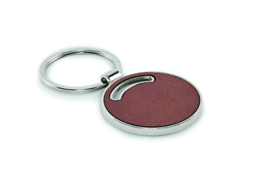 Logo trade corporate gift photo of: Round shape key ring