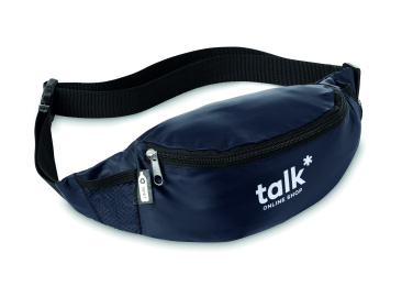 Logo trade promotional items image of: 210D RPET fanny bag