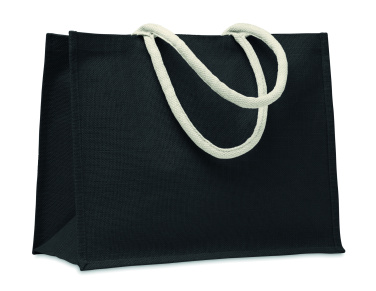 Logo trade promotional product photo of: Jute bag with cotton handle