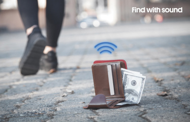 Logo trade promotional product photo of: Findit RCS rplastic ultra-thin finder card rechargeable