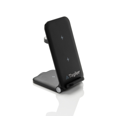 Logotrade promotional merchandise picture of: Powerpal 3 in 1 RCS recycled plastic 15W charger