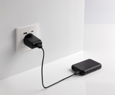 Logotrade corporate gift picture of: Stellar RCS recycled plastic 5000 mah 5W magnetic powerbank