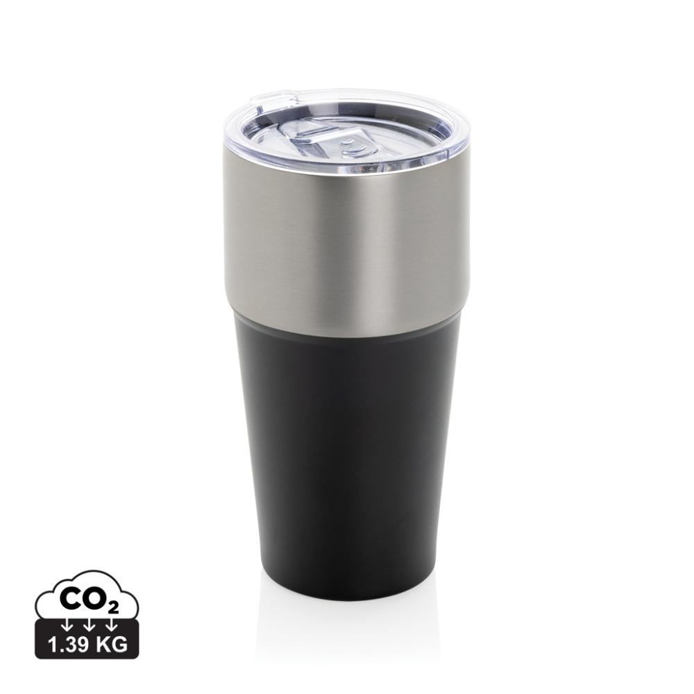 Logo trade promotional products picture of: Fluid RCS certified recycled steel tumbler 500ml
