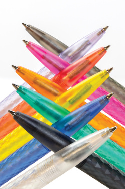 Logo trade promotional merchandise image of: X3 GRS recycled PC plastic pen frosted
