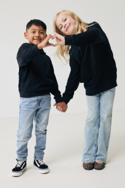Logotrade advertising products photo of: Iqoniq Yengo kids recycled cotton hoodie with sidepockets