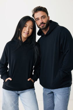 Logo trade promotional items image of: Iqoniq Yengo recycled cotton hoodie with sidepockets