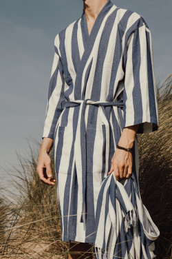 Logo trade promotional gifts picture of: VINGA Ornos GRS recycled cotton hammam towel