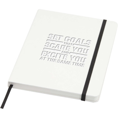 Logotrade promotional merchandise picture of: Holm A5 stone paper hard cover notebook with lined pages