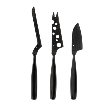 Logotrade advertising product image of: BOSKA Cheese Knife Set Monaco+ Black
