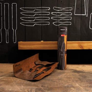 Logotrade promotional item picture of: BOSKA Cheese Knife Set Monaco+ Black