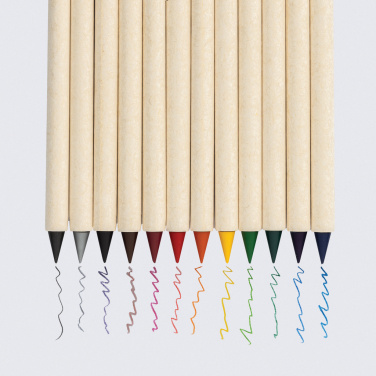 Logo trade advertising products picture of: Micki GRS infinity 12pc coloring pencil set