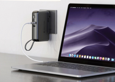 Logotrade business gift image of: Urban Vitamin Eureka hybrid GANcharger 10000mah powerbank65W