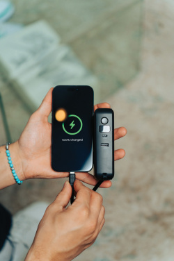 Logo trade promotional product photo of: Urban Vitamin Eureka hybrid GANcharger 10000mah powerbank65W