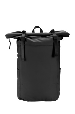 Logotrade promotional giveaway image of: Rolltop backpack PEKTUSAN Schwarzwolf