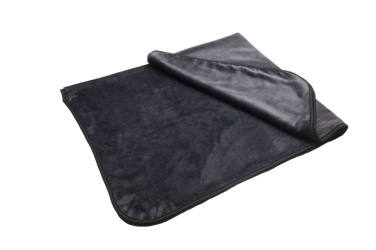Logotrade promotional merchandise image of: Blanket and pillow 2 in 1 AMIATA Schwarzwolf