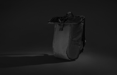 Logo trade promotional merchandise photo of: Swiss Peak Aware™ RPET Leonard 15.6 inch laptop backpack