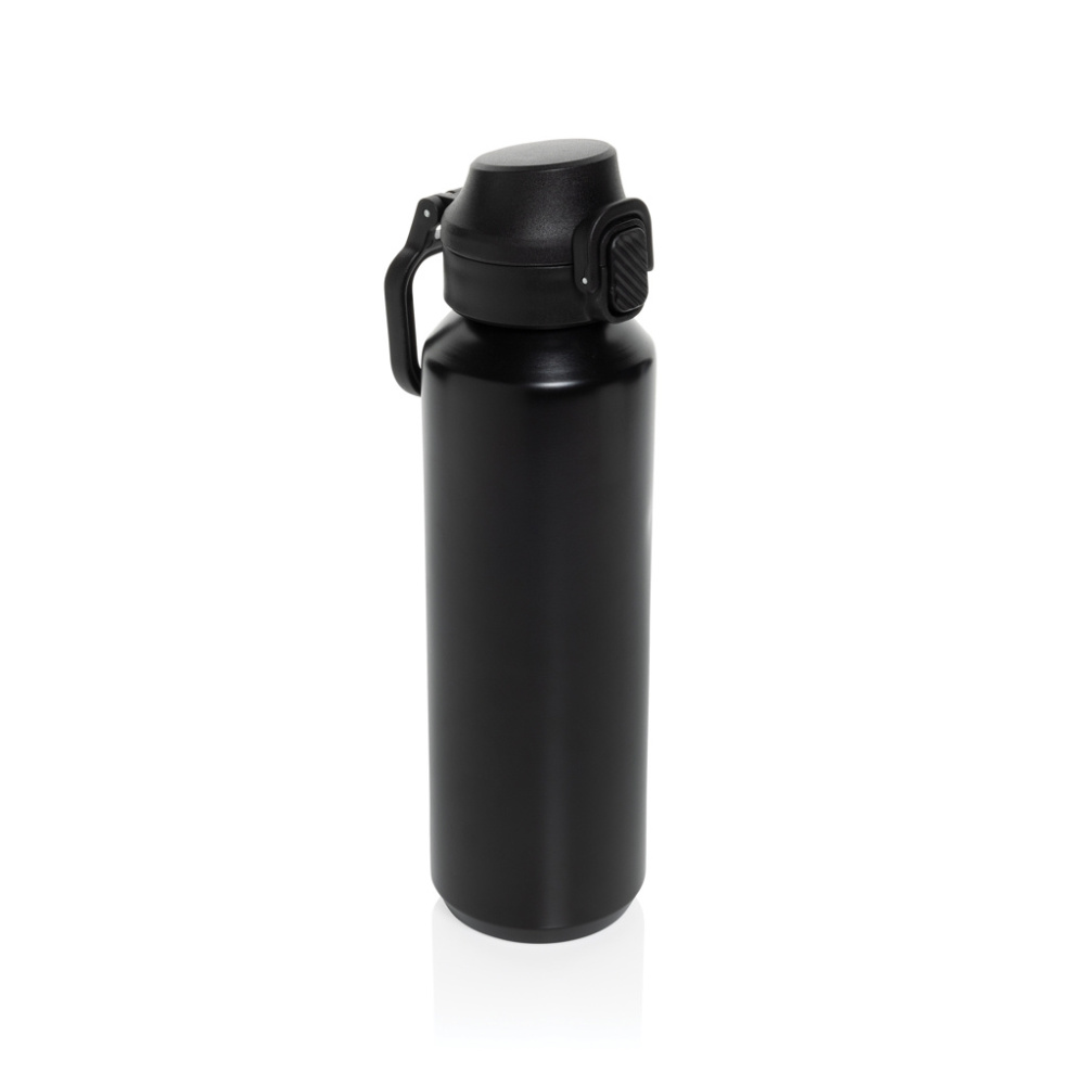 Logo trade promotional gift photo of: Via RCS Re-steel lockable sport bottle 600ML