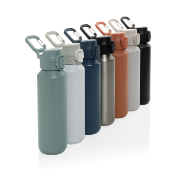 Logotrade advertising product image of: Via RCS Re-steel lockable sport bottle 600ML