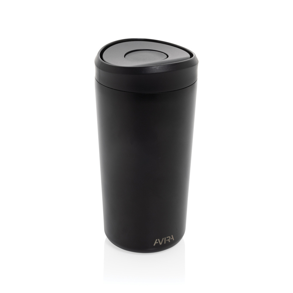 Logotrade promotional merchandise photo of: Avira Alix RCS re-steel click tumbler 400ML