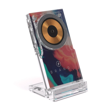 Logotrade promotional item image of: Magcharge 15W magnetic wireless charging stand