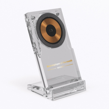 Logo trade promotional gifts picture of: Magcharge 15W magnetic wireless charging stand