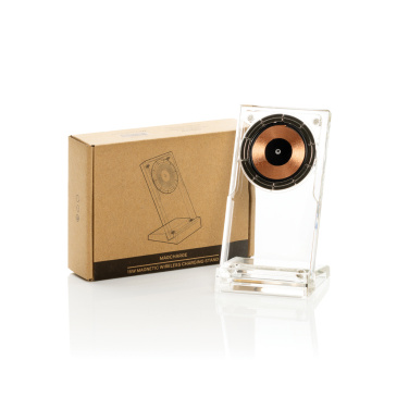 Logotrade promotional merchandise image of: Magcharge 15W magnetic wireless charging stand