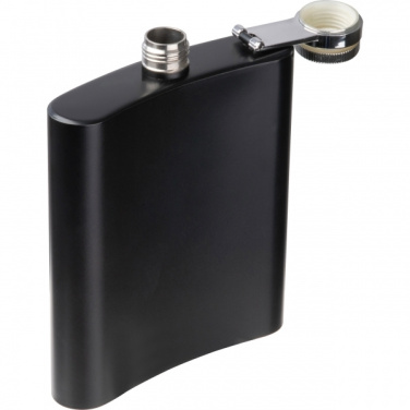 Logo trade corporate gifts image of: Stainless steel hip flask Sheffield