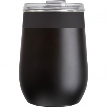 Logo trade business gifts image of: MoLu recycled stainless steel drinking cup