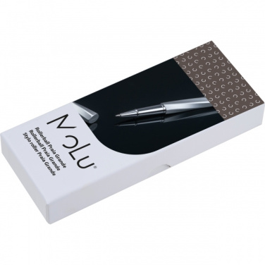 Logotrade promotional product picture of: MoLu brass rollerball Praia Grande