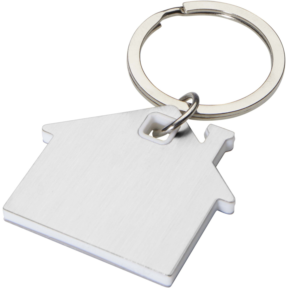 Logotrade promotional gift picture of: Nook house-shaped keychain