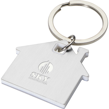 Logotrade corporate gifts photo of: Nook house-shaped keychain