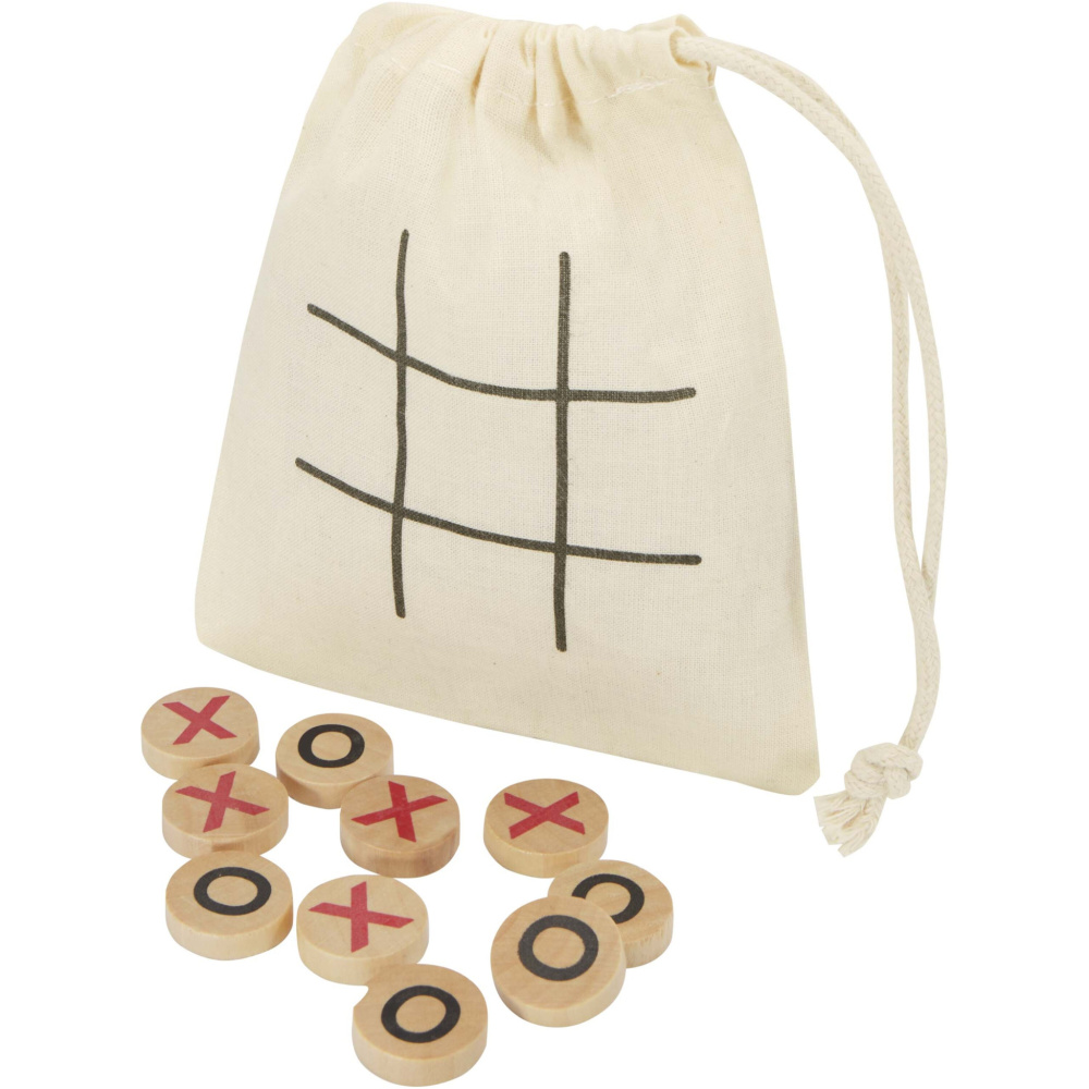 Logotrade promotional giveaway image of: Whorl wooden tic, tac, toe game