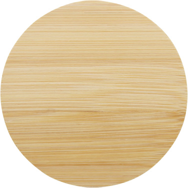 Logotrade promotional item image of: Lenora 250 ml glass cup with bamboo lid