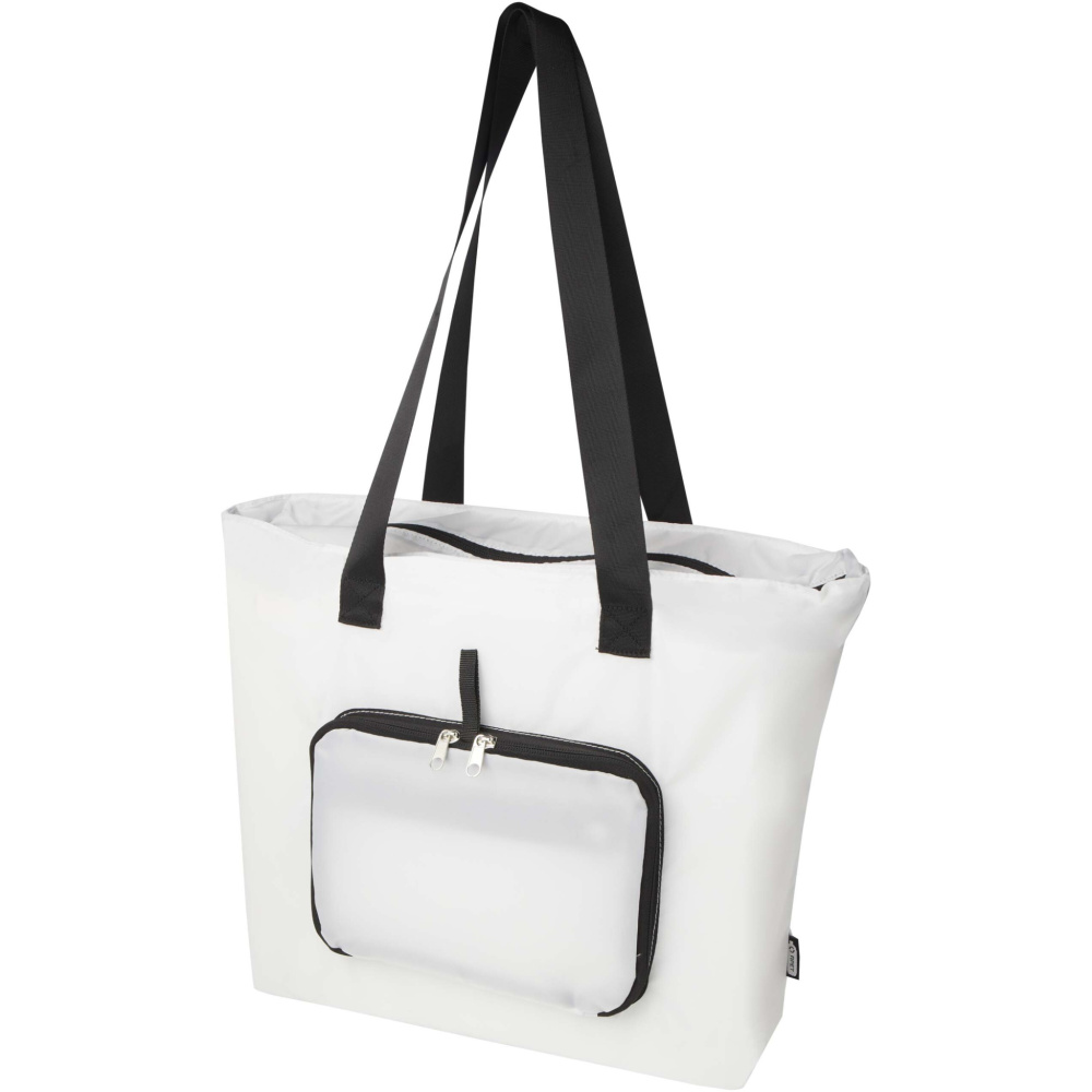Logo trade promotional gifts picture of: EcoFold RPET foldable tote bag 16L