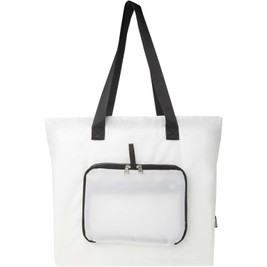 Logo trade promotional giveaways picture of: EcoFold RPET foldable tote bag 16L