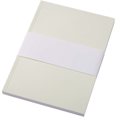 Logo trade corporate gifts image of: Novella Austen A5 recycled soft cover notebook - 100 sheets