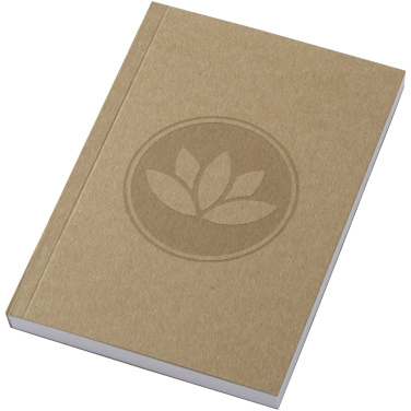 Logo trade promotional giveaways picture of: Novella Austen A6 recycled soft cover kraft notebook - 100 sheets